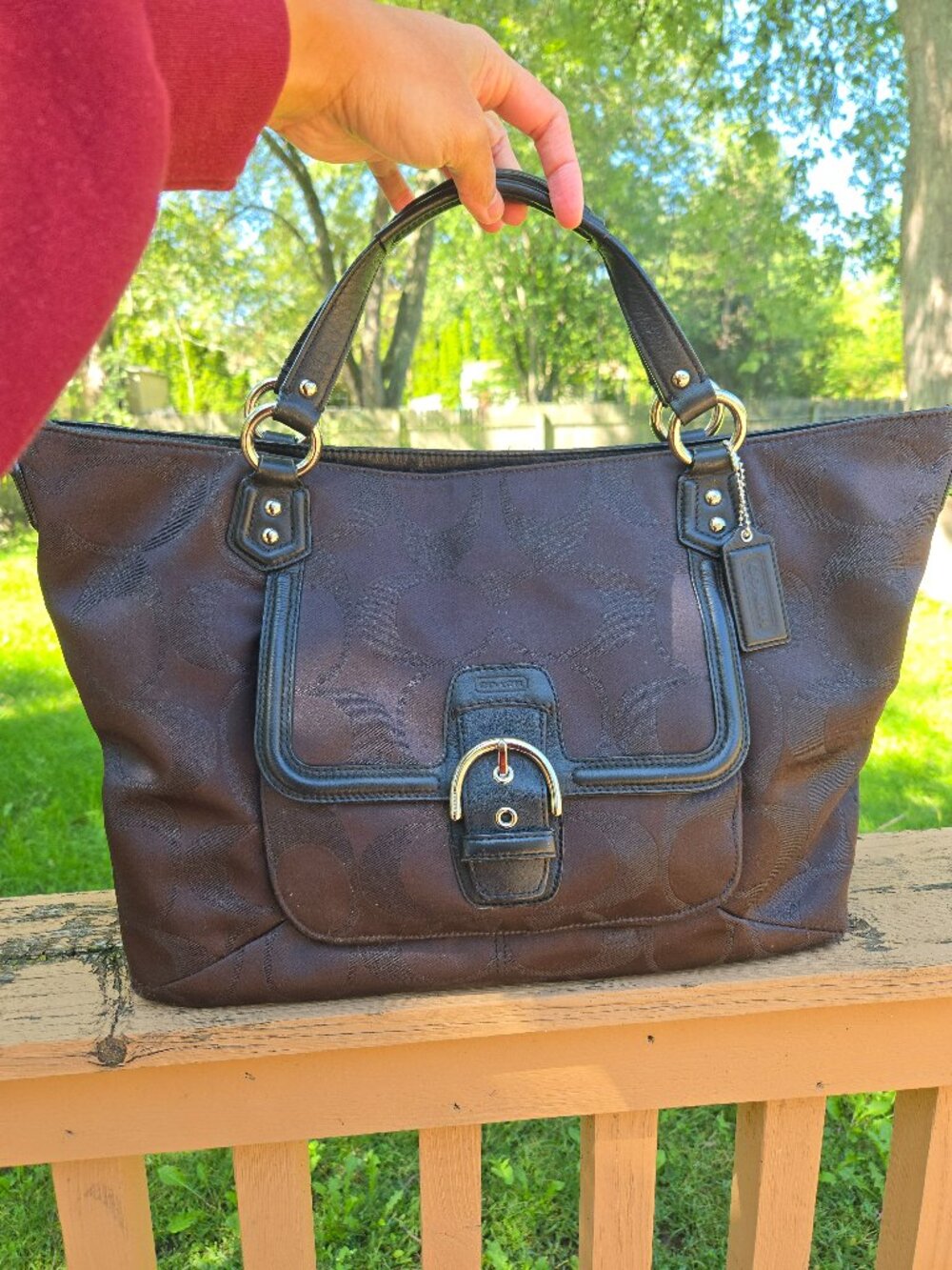 Coach Y2K Black Campbell Two-way Bag #F26241